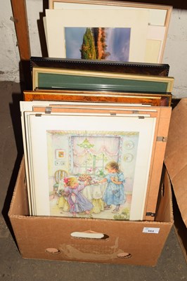 Lot 664 - ONE BOX OF MIXED PICTURES