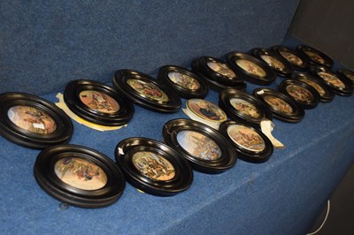 Lot 329 - A collection of late 19th Century pot lids in...