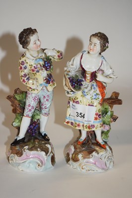 Lot 354 - A pair of late 19th Century continental...