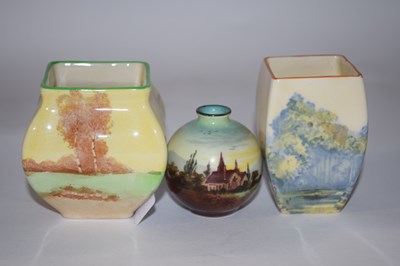 Lot 357 - A small Royal Doulton Series ware vase,...