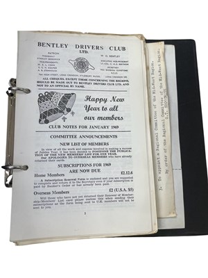 Lot 81 - The Bentley Drives club, various 1960s - 1970s...