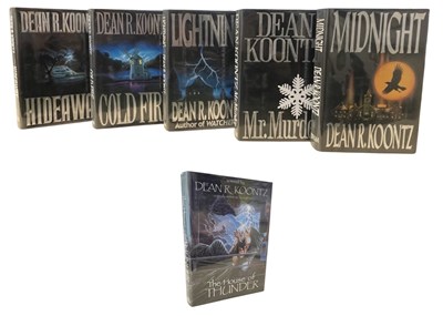 Lot 118 - DEAN R KOONTZ: 6 titles, all with pres. insc...