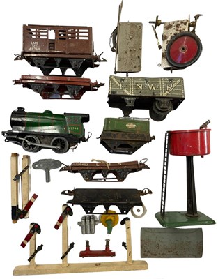 Lot 58 - A collection of various Hornby 0 gauge...