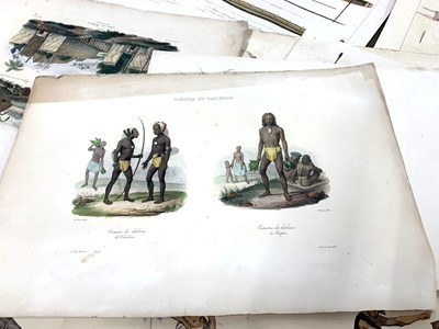 Lot 83 - Approx 40 19th century copper plate engravings...