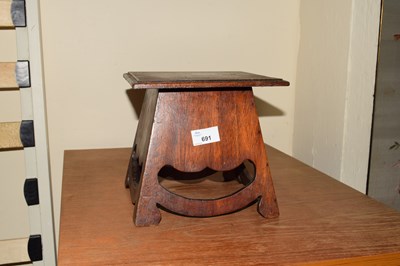 Lot 691 - OAK JARDINIERE STAND