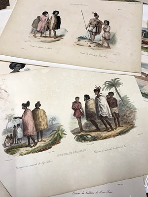 Lot 329 - Approx 40 19th century copper plate engravings...