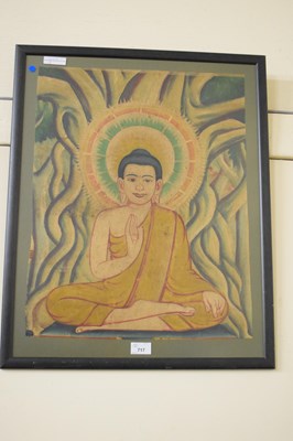 Lot 717 - STUDY OF SEATED BUDDHA, F/G, 64CM HIGH