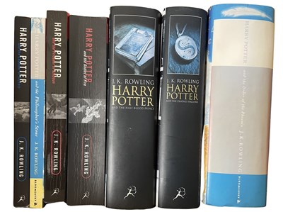 Lot 23 - A collection of Harry Potter books, mixed...
