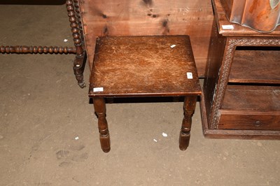 Lot 741 - SMALL OAK OCCASIONAL TABLE