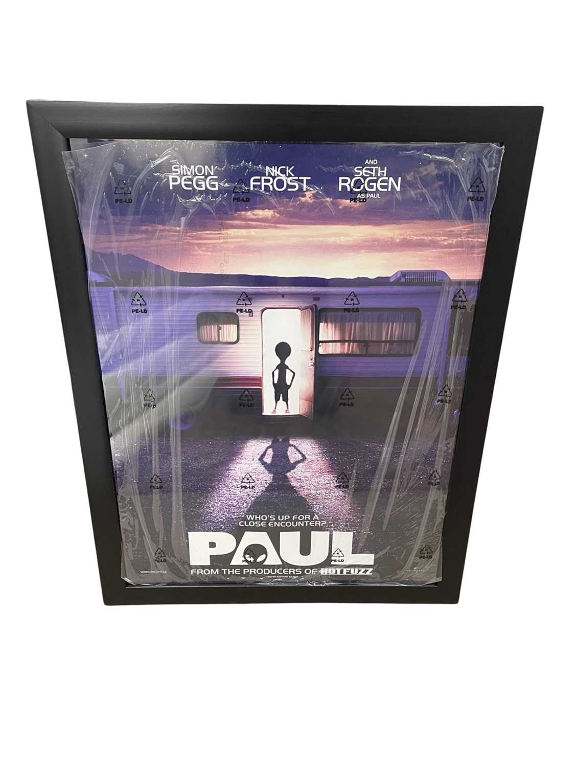 Lot 91 - A framed promotional poster for PAUL (Mottola),...