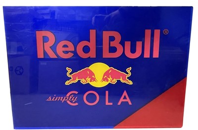 Lot 245a - An advertising sign for Red Bull energy drink,...
