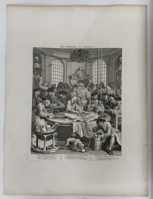 Lot 7 - After William Hogarth (1697-1764), The Four...