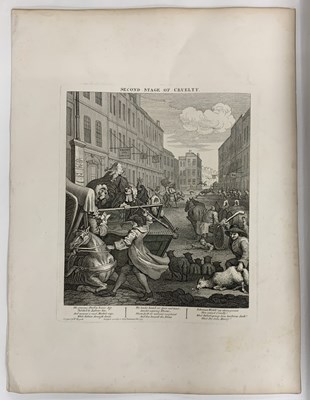 Lot 7 - After William Hogarth (1697-1764), The Four...