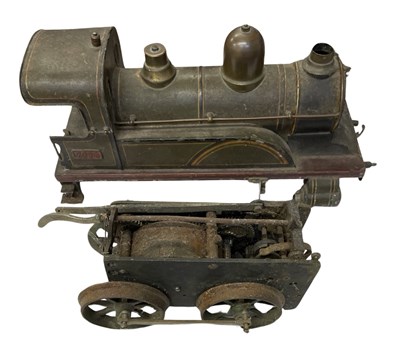 Lot 68 - A Bing gauge 1 tinplate locomotive, formerly...