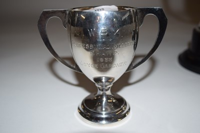 Lot 144 - Birmingham silver cup presented to Joyce...