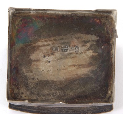 Lot 104 - A mid 19th Century Russian silver salt in the...