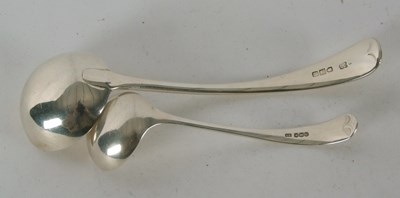 Lot 114 - A Victorian silver Old English sauce ladle...