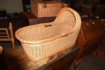 Lot 783 - WICKER CRIB