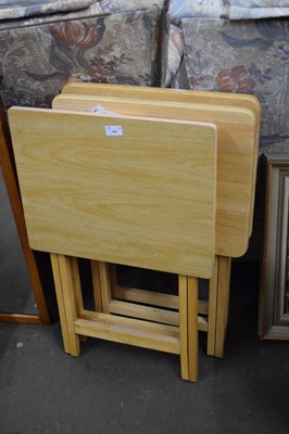 Lot 797 - FOUR MODERN FOLDING TABLES