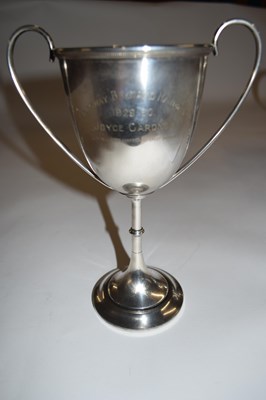 Lot 146 - Plated cup, the Kingsway Billiard Handicap...