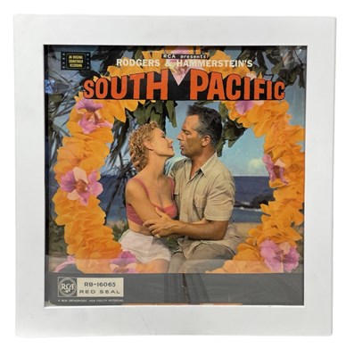 Lot 160 - A framed 12" vinyl sleeve for  Rogers and...