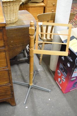 Lot 819 - WOODEN MUSIC STAND