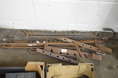 Lot 835 - VINTAGE IRON CHIMNEY CRANES