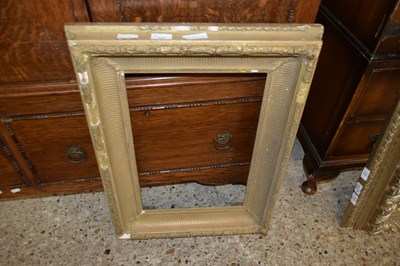 Lot 305 - Rectangle frame with concave moulding and...