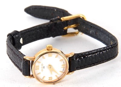 Lot 269 - A 9ct gold W H Willman ladies wristwatch, the...