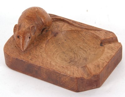 Lot 139 - A vintage Robert Thompson mouseman hand carved...