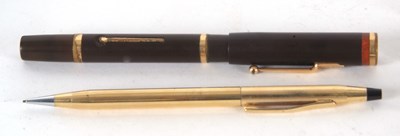 Lot 145 - Mixed Lot: Vintage Swan self-filling pen Mabie...