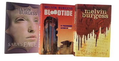 Lot 29 - MELVIN BURGESS: 3 titles signed by the author:...