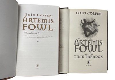 Lot 25 - EOIN COLFER: 2 titles, signed by the author:...