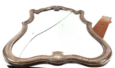 Lot 209 - A continental dressing table mirror of...