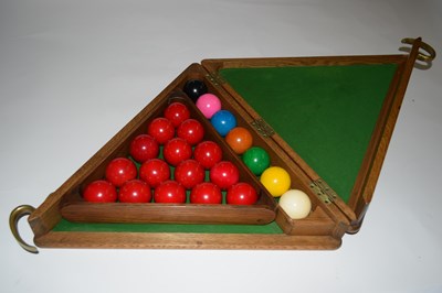 Lot 157 - Early Burroughs & Watts set of ivory snooker...