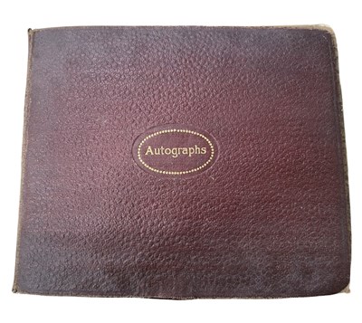 Lot 1 - An early 20th century autograph album to...
