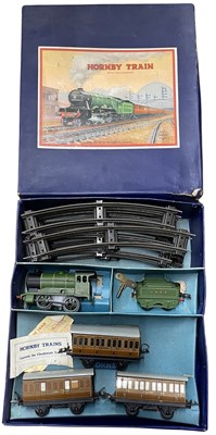 Lot 37 - A boxed 0 gauge Hornby Clockwork Set, No 501...