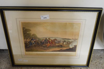 Lot 416 - TWO 19TH CENTURY COLOURED ENGRAVINGS, 'THE...