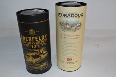 Lot 151 - Two bottles of whisky, to include Edradour 10...