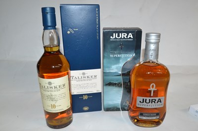 Lot 152 - Two bottles of whisky, to include Jura...