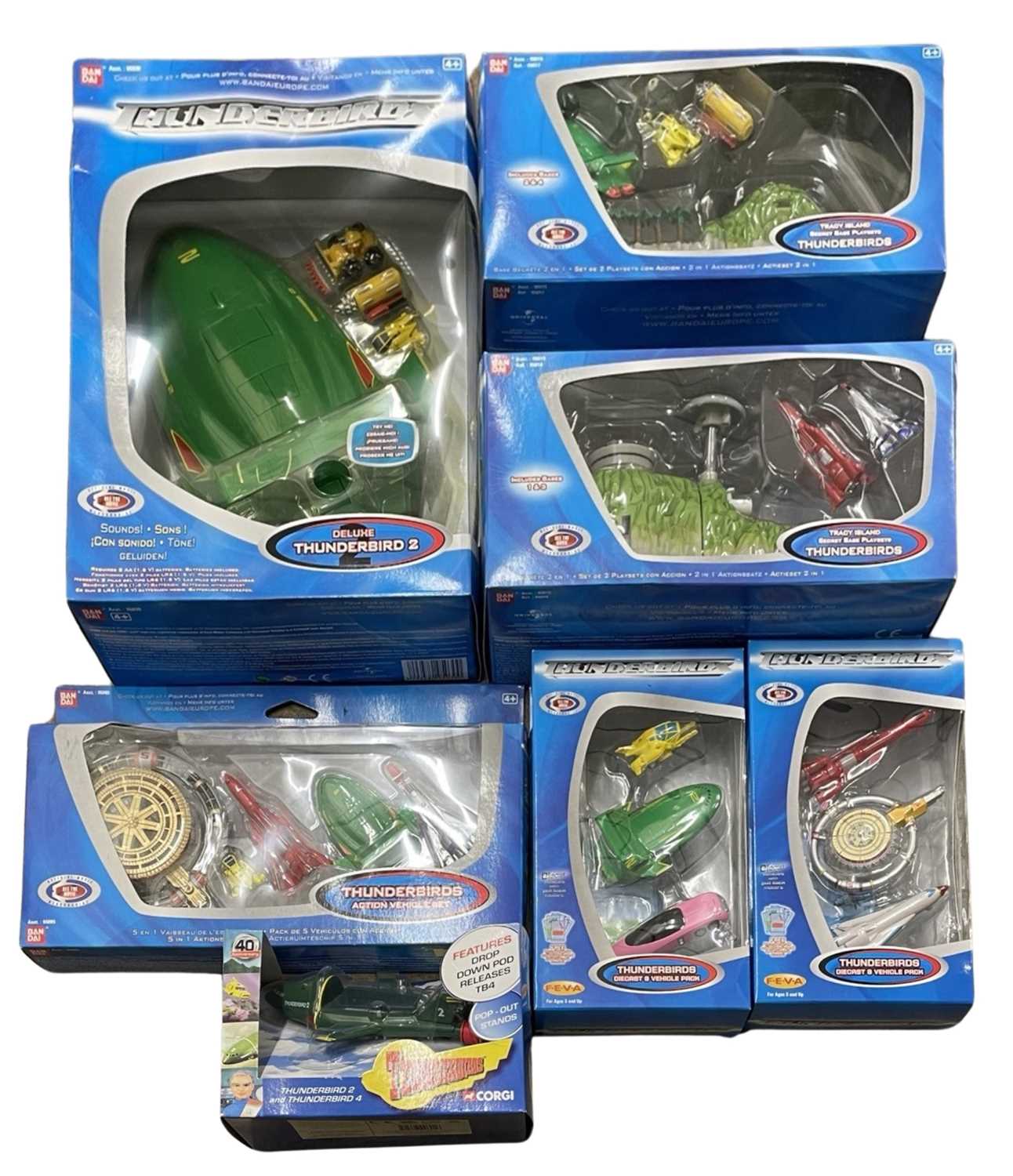 Lot 78 - A collection of boxed early 2000s Thunderbirds...