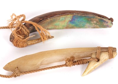 Lot 348 - New Zealand Maori Fishing Lure (Pa KahawaI),...