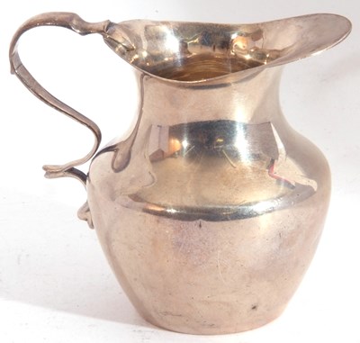 Lot 11 - Victorian silver small cream jug, the plain...