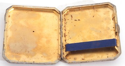 Lot 18 - Mixed Lot: George V silver cigarette case,...