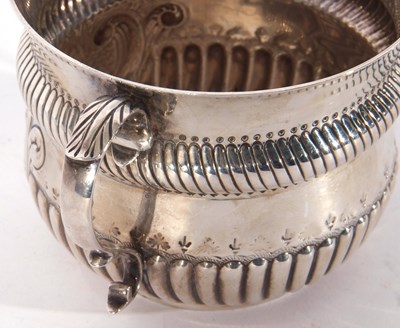 Lot 34 - Edwardian silver two-handled poringer in 17th...