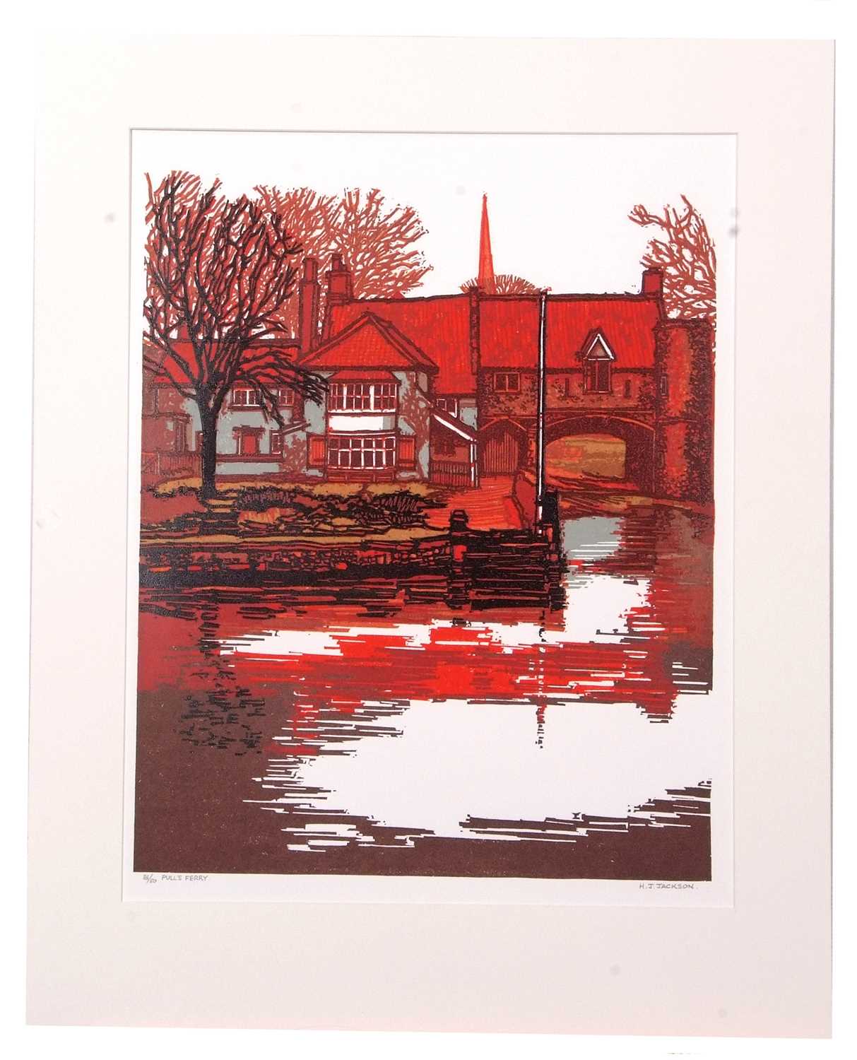 Lot 120 - H.J. Jackson (British, b.1938), "Pulls Ferry",...