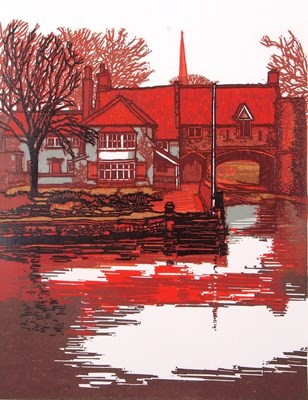 Lot 120 - H.J. Jackson (British, b.1938), "Pulls Ferry",...