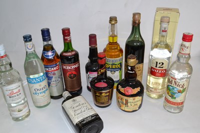 Lot 211 - A quantity of assorted spirits to include gin,...