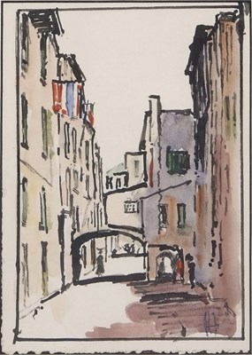 Lot 569 - Roland Fisher (British,1885-1969), Street...