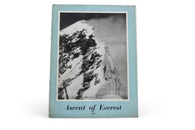 Lot 123 - Ascent of Everest 1953 official lecture...